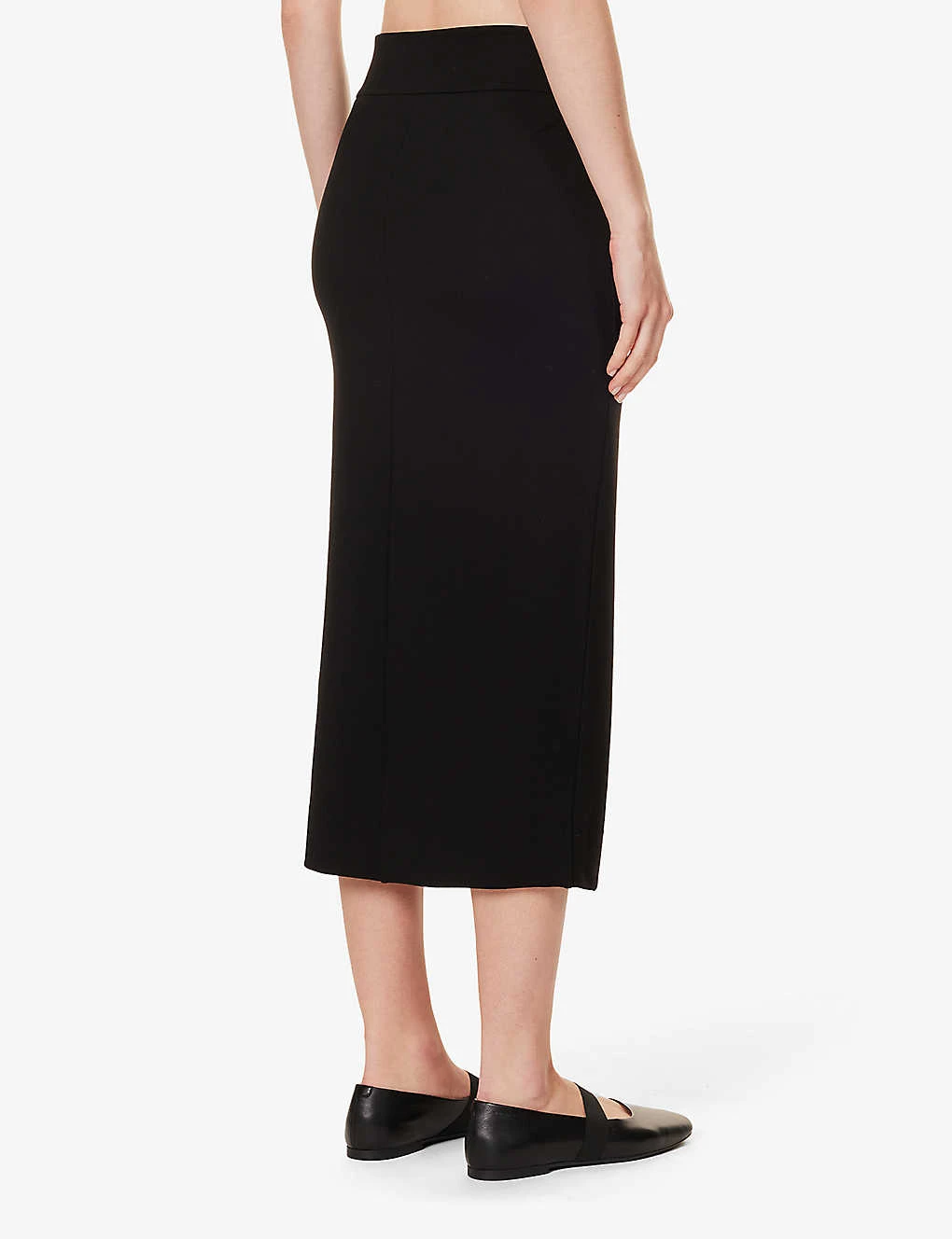 ME AND EM Split-hem Slim-fit Stretch-woven Maxi Skirt 4 ME AND EM Split-hem Slim-fit Stretch-woven Maxi Skirt - Image 4