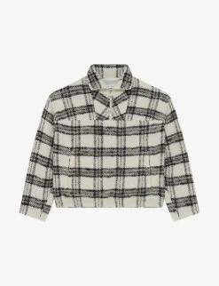 IRO Bika Checked Wool-blend Jacket