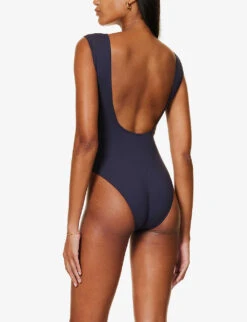 ERES Une Plunge-neck High-leg Swimsuit -Ted Bakee Fashion Shop R04198487 BAINDEMINUIT ALT02
