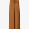Faithfull The Brand Rupina Wide-leg High-rise Linen-blend Trousers