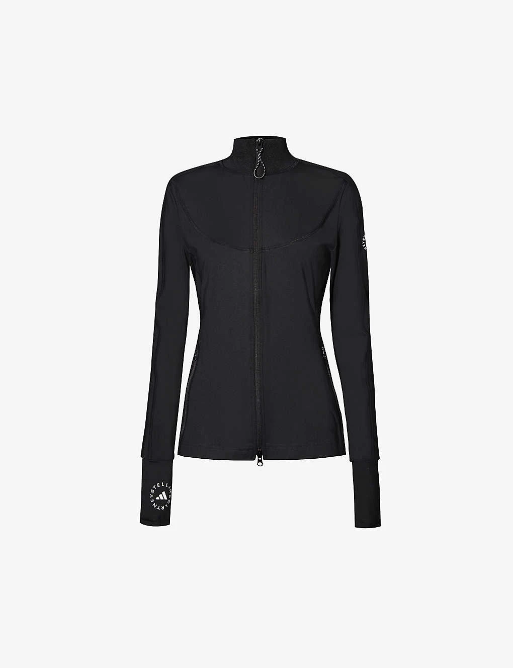 Adidas By Stella Mccartney TruePurpose Midlayer Stretch-recycled Polyester Jacket 1 Adidas By Stella Mccartney TruePurpose Midlayer Stretch-recycled Polyester Jacket