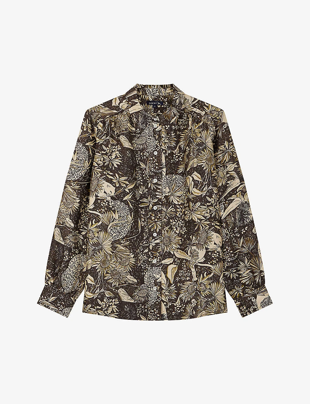Soeur Lucrèce Graphic-print Silk Blouse 1 Soeur Lucrèce Graphic-print Silk Blouse