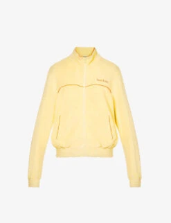 Serif Brand-embroidered Regular-fit Cotton-towelling Jacket