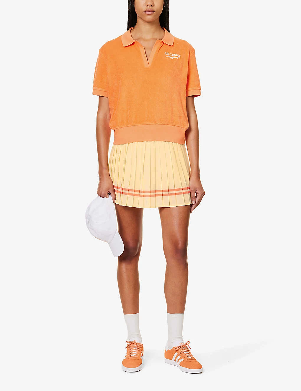 Serif Contrast-piping Stretch-woven Mini Skirt 2 Serif Contrast-piping Stretch-woven Mini Skirt - Image 2