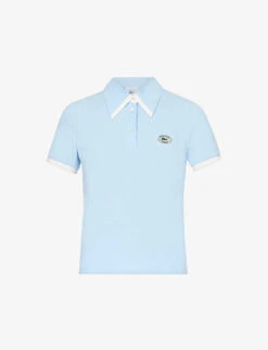Lacoste X Sporty & Rich Stretch-cotton-piqué Polo Shirt
