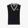 Lacoste X Sporty & Rich Logo-patch Cotton-blend Vest