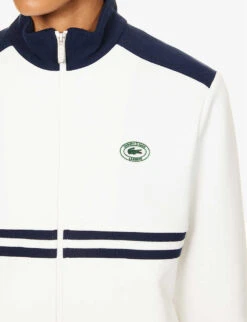 Lacoste X Sporty & Rich Cotton-blend Piqué Jacket -Ted Bakee Fashion Shop R04205211 FARINEMARINE ALT04